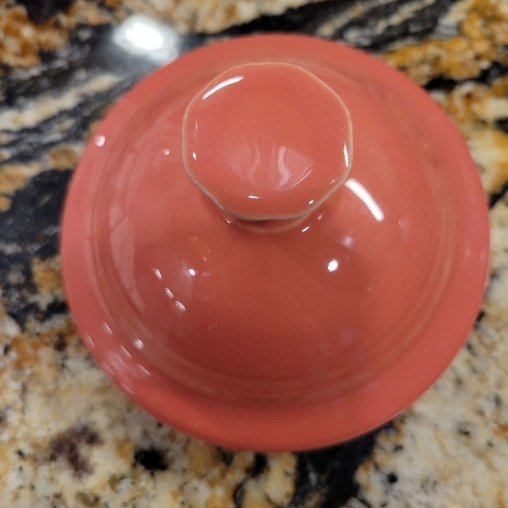 Fiesta Large Teapot Lid Only FLAMINGO Fiestaware 44 oz. Replacement 5 Cup